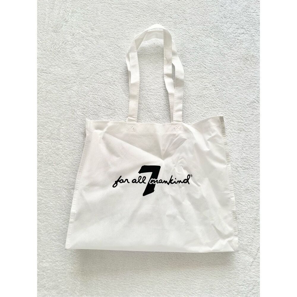 Seven for all mankind white and black tote bag ￼ - Picture 2 of 2